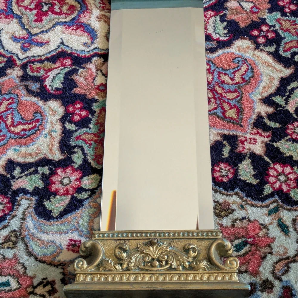 Vintage-Inspired Gold Wall Mirror